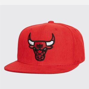 Mitchell & Ness Red Snapback Cap